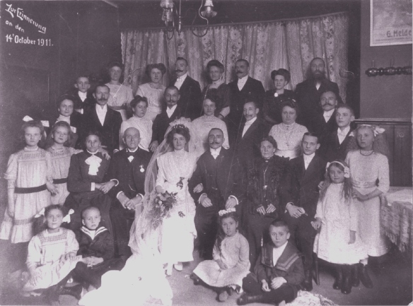 Aunt Mary's Wedding in 1911